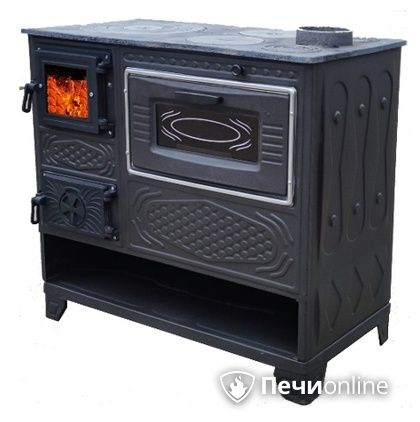 Отопительно-варочная печь МастерПечь ПВ-05С с духовым шкафом, 8.5 кВт в Новоуральске